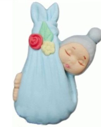 Bebé na Fralda molde de silicone