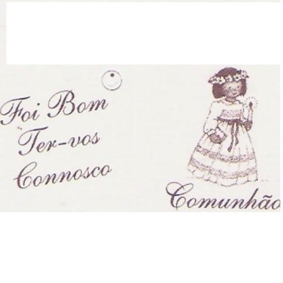 CARTÃO COMUNHÃO MENINA/VELA