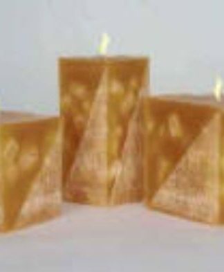 VELAS QUADRADAS ESCOVADAS 5 cm x 15 cm