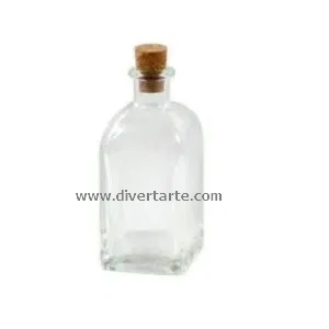 FRASCO VIDRO 250 ML QUADRADO