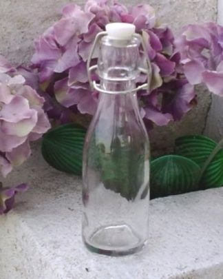 Garrafinha redonda 250 ml Tampa Pressão