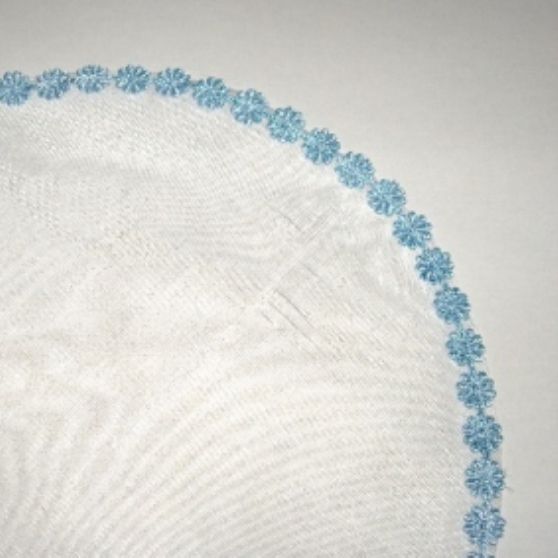 ORGANZA BORDADO FLORES A