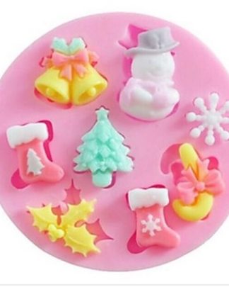 Boneco Neve, Sinos, Bota_molde silicone alimentos