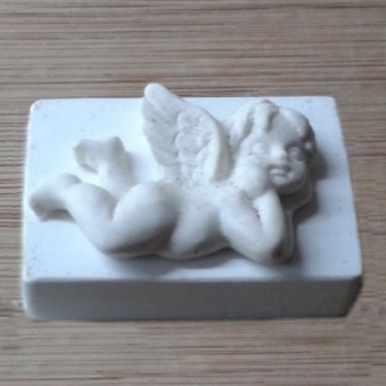 Retangular com anjo molde silicone