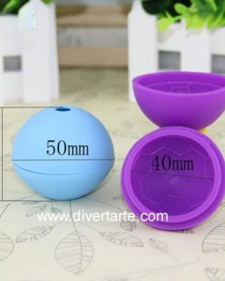 Bola futebol 4 cm molde silicone