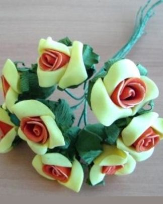 ROSAS AMARELO/LARANJA