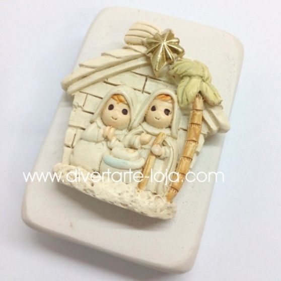 Sabonete Presepio Cabana molde silicone
