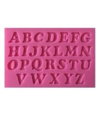 Alfabeto Letra Maiuscula Molde Silicone Alimentar