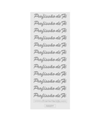 PROFISSÃO DE FÉ PRATEADO