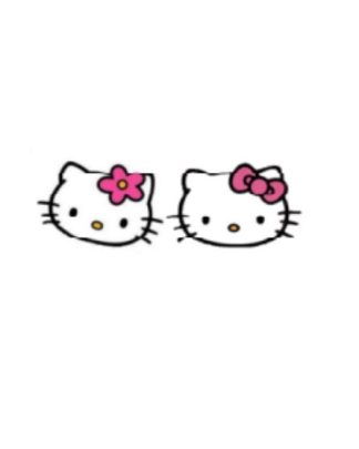 Cara Kitty Flor Laço Micro