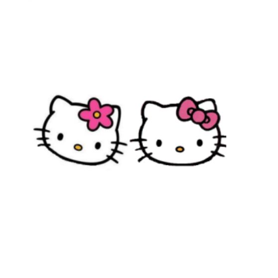Cara Kitty Flor e Kitty Laço Mini