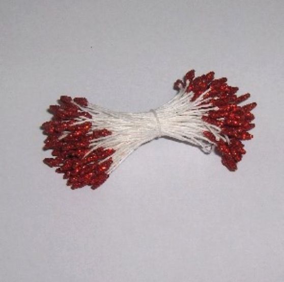 PISTILO VERMELHO GLITTER