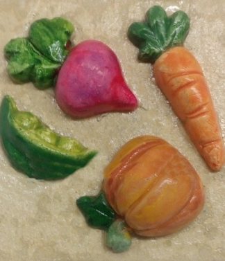 Mini legumes molde silicone