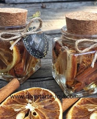 Velinhas Gel com laranja e canela 10 unidades