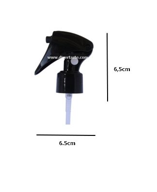Tampa Pulverizadora spray pistola rosca 24 preta