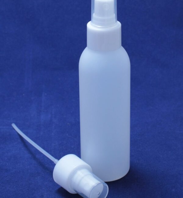 Frasco PET Vaporizador 125 ml Branco. Vaporizador branco