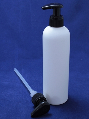 FRASCO PET BRANCO 300 ml COM DOSEADOR PRETO