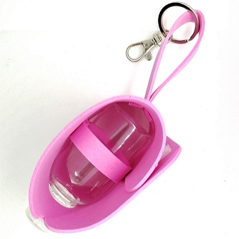 Bolsinha Rosa com cara Kitty branca brilhante - Image 3