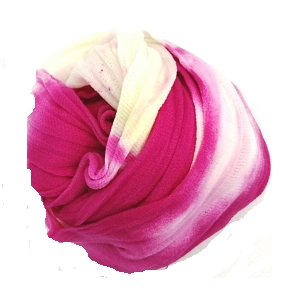 Meia de Seda Mesclada 3 Cores rosa amarelo claro e branco m9