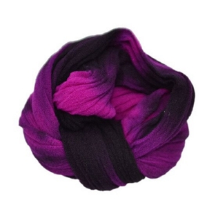 Meia de Seda Mesclada Rosa e Preto m24