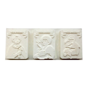 Trio Santos Populares - molde silicone
