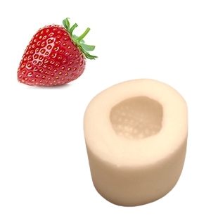 Molde Silicone Morango 3D grande