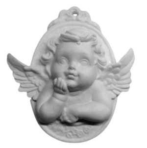 Placa Anjinho da Guarda Molde de Silicone