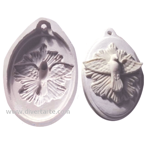 Molde de Silicone Placa Espirito Santo
