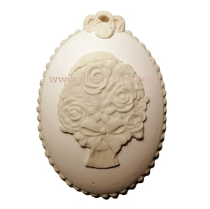 Placa Gesso Perfumado Bouquet de Rosas Vintage