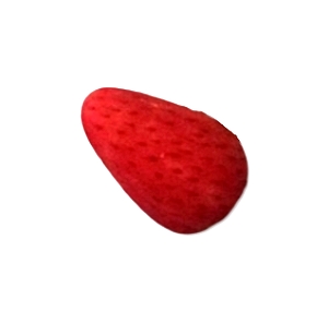 Molde silicone Morango achatado
